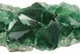 Fluorescent Green Fluorite Cluster - Diana Maria Mine, England #319132-1
